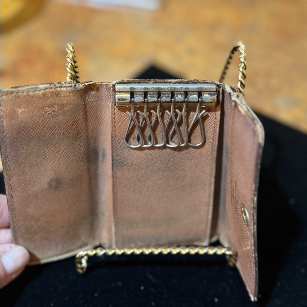 Louis Vuitton Monogram Brown and Vibrant Blue Wallet Duo - Picture 3 of 8